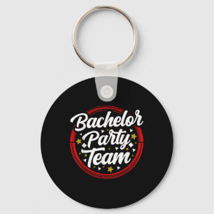 Bachelor Party Team Bride Groom _2 Key Ring