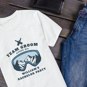 Bachelor Party Team Groom Apres Ski   T-Shirt
