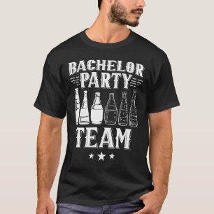 Bachelor Party Team Groom Bride 4 T-Shirt