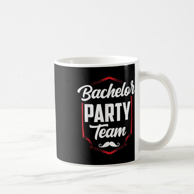 Bachelor Party Team Groom Bride  Coffee Mug (Right)