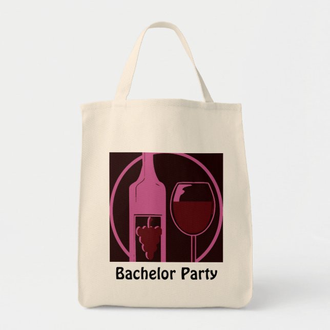 Bachelor Party Tote Bag (Front)