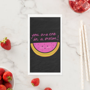 Bachelor Party Tuxedo Tie Black Paper Napkins