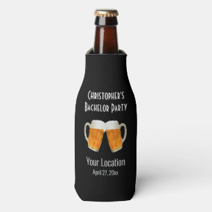 Bachelor Party Wedding Favour Beer Cheers Bottle Cooler