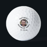 Bachelor Party Wedding Favour Groom Photo Golf Balls<br><div class="desc">This is the perfect bachelor party favour for the groom who love to golf!  Give these golf balls as a gift for your bachelor party or other wedding event. 
Customise with the photo and details of your choice.</div>