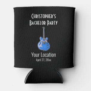 Bachelor Party Wedding Favour Guitar Can Cooler