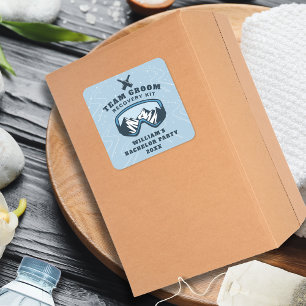 Bachelor Party Weekend Ski Trip Recovery  Square Sticker