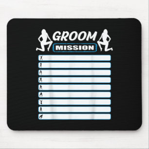 Bachelor Party With Checklist - Tasks For The Groo Mouse Pad