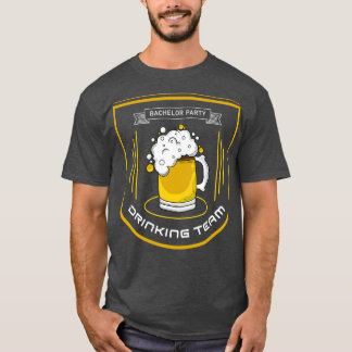 Bachelor party with Glass of Beer T-Shirt