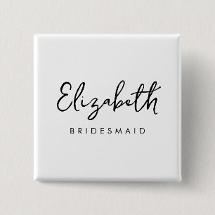 Bachelore Bridesmaid Gifts Womens Template Square 15 Cm Square Badge
