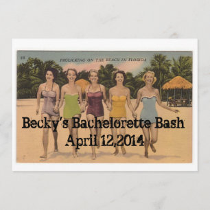 Bachelorette Bash Invitation