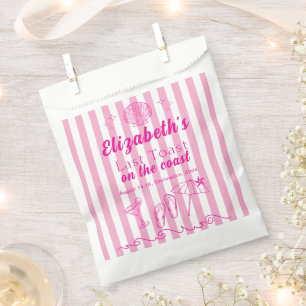 Bachelorette Beach Party Last Toast On the Coast Favour Bag