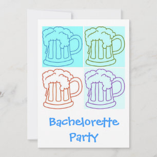 Bachelorette Beer Party Invite