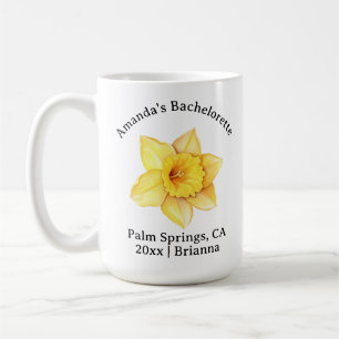 Bachelorette Birth Month Flower March Daffodil Coffee Mug