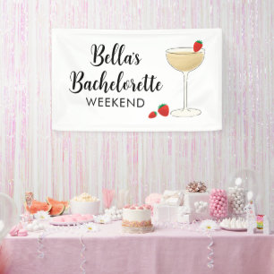 Bachelorette Cocktail Party Banner