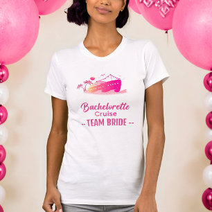 Bachelorette Cruise Bride Squad Glitter Tee
