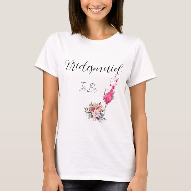 Bachelorette Customizable Bride T-shirt (Front)