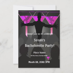 Bachelorette Ladies Night Party Invitation