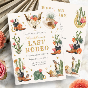 Bachelorette Last Rodeo Invitation