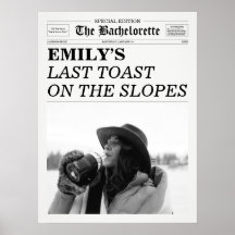 Bachelorette Newspaper Last Toast On The Slopes
