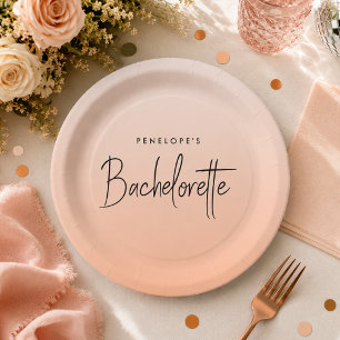 Bachelorette Paper Plate Custom Party Plates