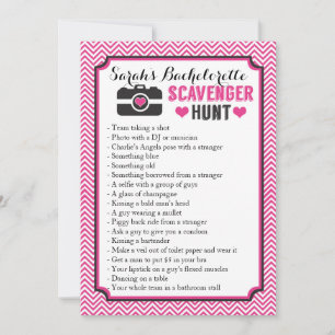 Bachelorette Part Scavenger Photo Hunt Game