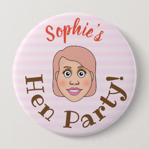 Bachelorette Party 10 Cm Round Badge