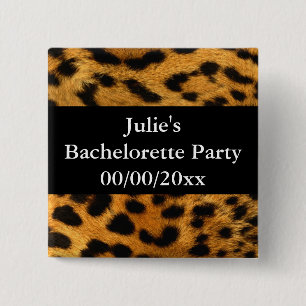 Bachelorette Party 15 Cm Square Badge