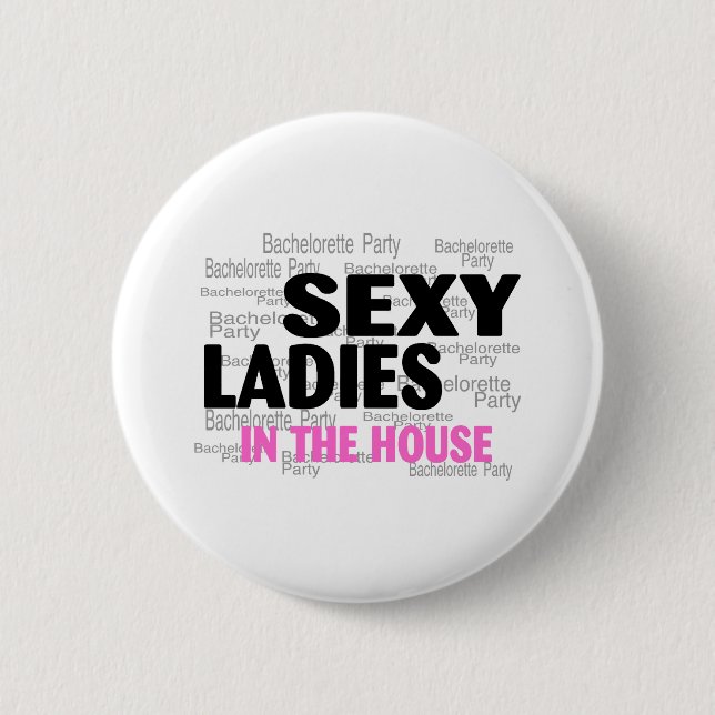 Bachelorette Party 6 Cm Round Badge (Front)