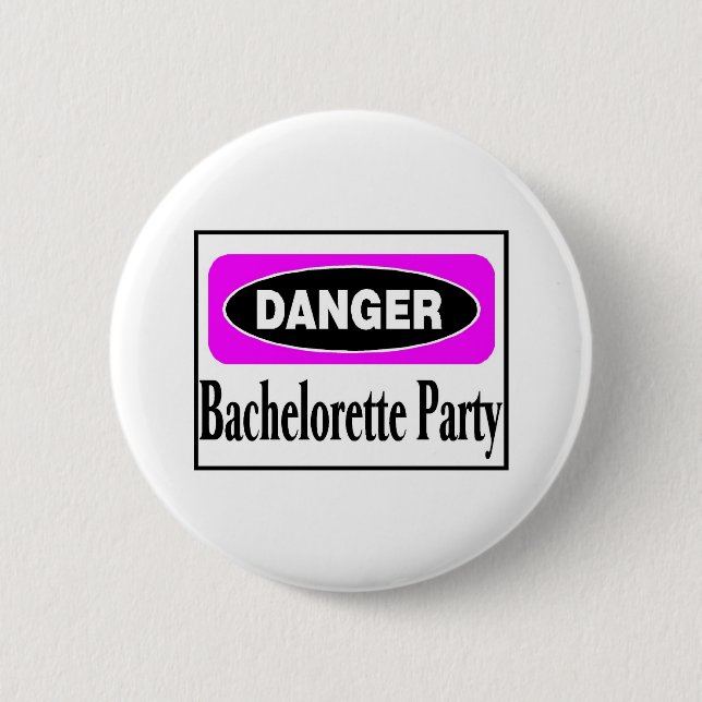 Bachelorette Party 6 Cm Round Badge (Front)
