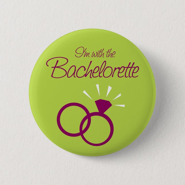 Bachelorette Party 6 Cm Round Badge (Front)