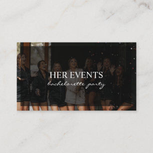 Bachelorette Party Bridal Party Celebration Business Card