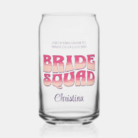 Bachelorette Party Bride Squad Bridesmaid Hot Pink