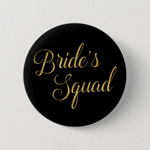 Bachelorette Party Bride's Squad 6 Cm Round Badge