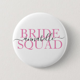 Bachelorette Party Bridesmaid Bride Squad 6 Cm Round Badge