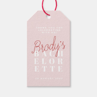 Bachelorette Party - Brody Gift Tags