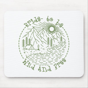 Bachelorette Party Camping Weekend To Be Bride Wil Mouse Pad