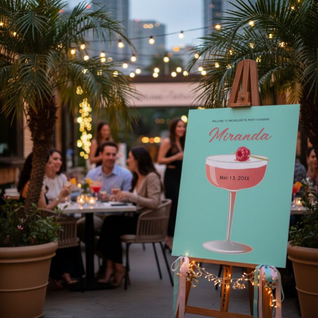 Bachelorette Party Cocktail Welcome Sign (Creator Uploaded)