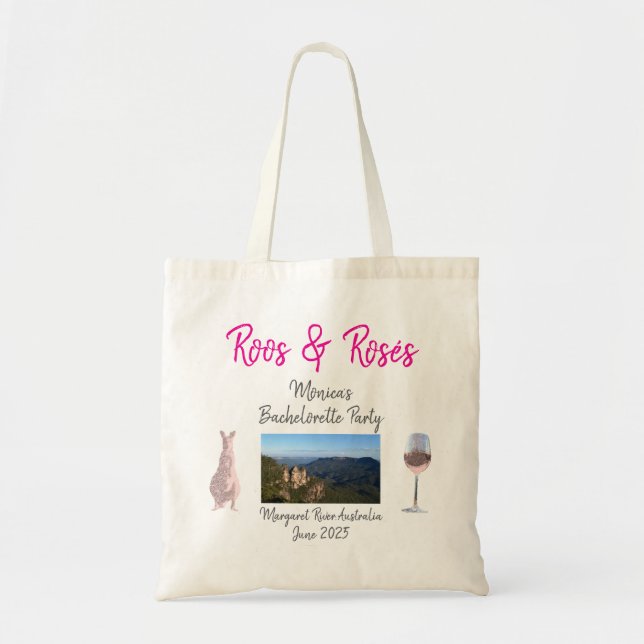Bachelorette Party Custom Tote Bag (Front)