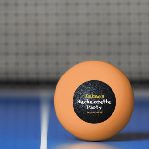 Bachelorette Party Customisable Ping Pong Ball