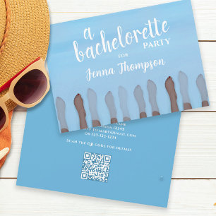 Bachelorette Party Cute Spa Weekend  Invitation