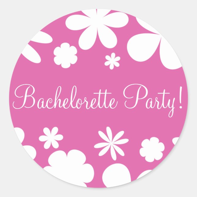 Bachelorette Party Daisy Chain Envelope Seal (Front)