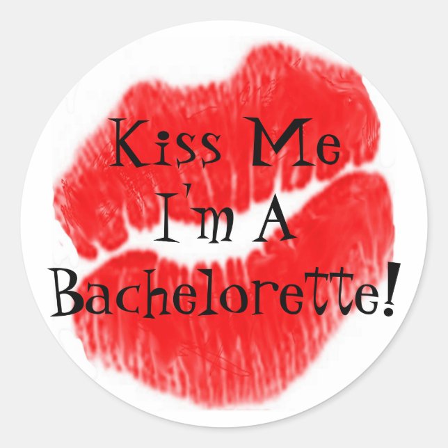 Bachelorette Party Days Classic Round Sticker (Front)
