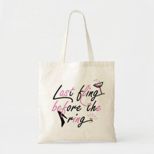 Bachelorette party design tote bag
