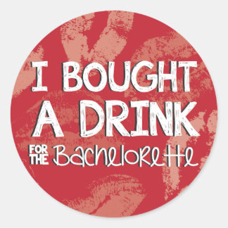 Bachelorette Party Drink Sticker