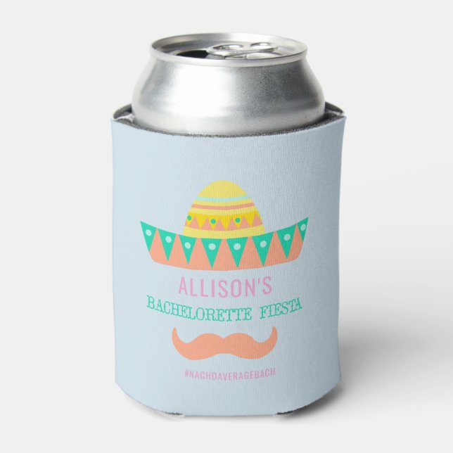 Bachelorette Party Favour Fiesta Can Cooler (Can Front)