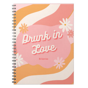 Bachelorette Party Favour Retro Pink Notebook