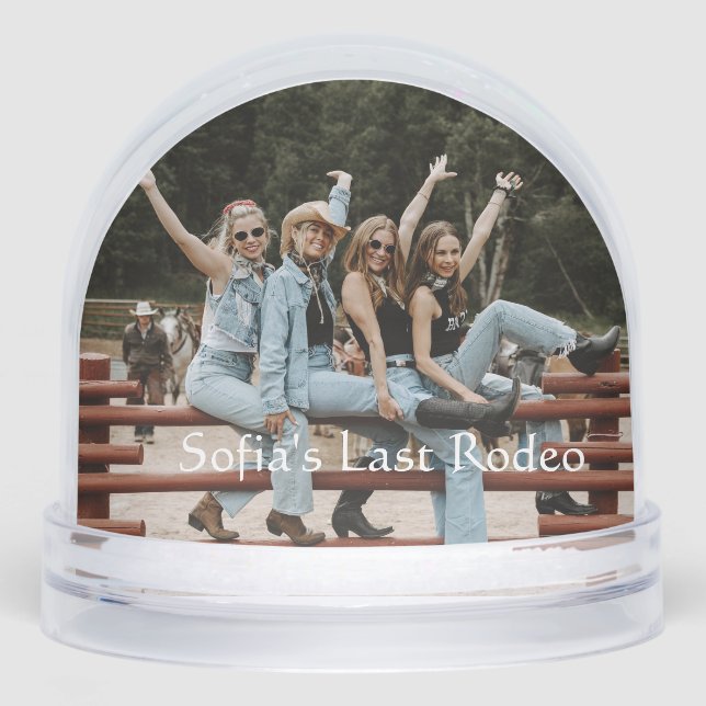 Bachelorette Party Favour Snowglobe (Front)