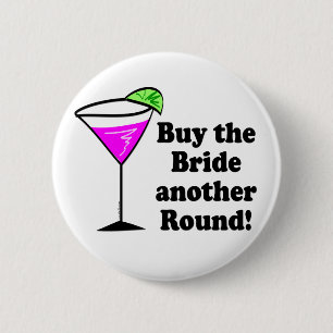 Bachelorette Party Favours 6 Cm Round Badge