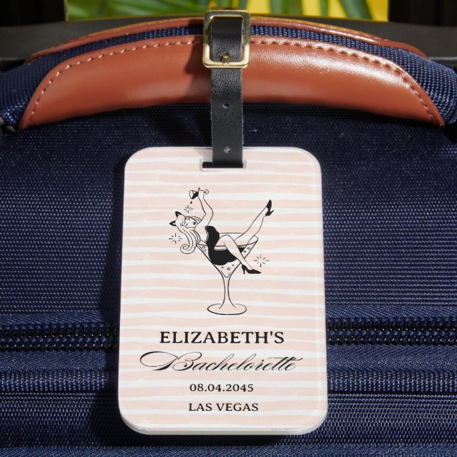 Bachelorette Party Favours Luggage Tag (Front Insitu 2)