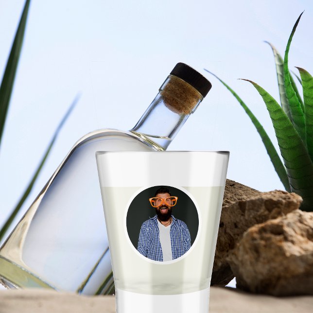 Bachelorette Party Funny Grooms Face Decorations Shot Glass (Creator Uploaded)